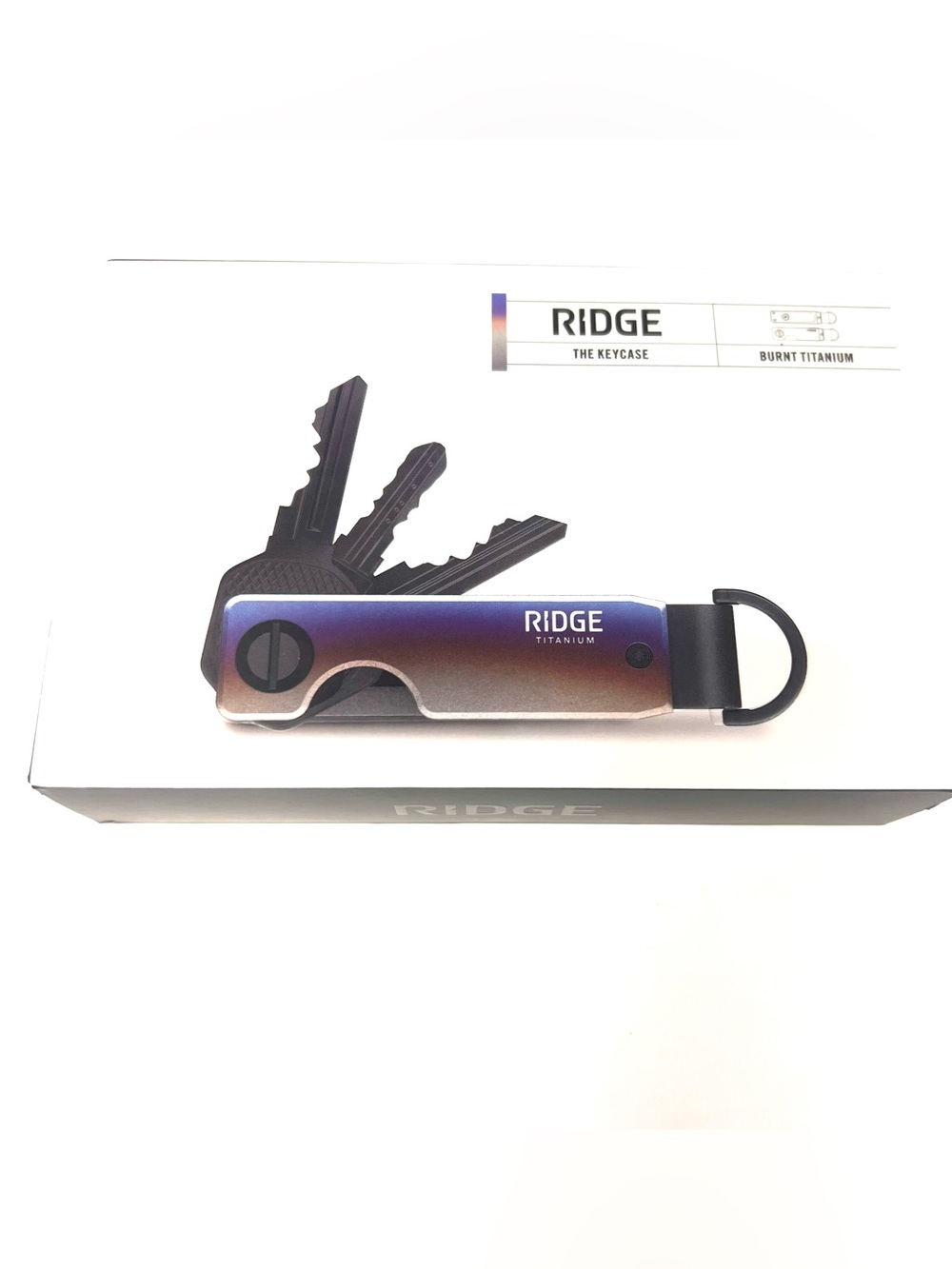RIDGE the Key case- In Color Burnt Titanium | Brand New